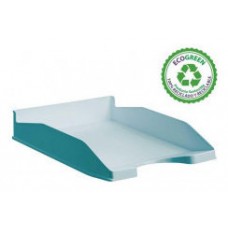 BANDEJA ECOGREEN 100% RECICLADO Y RECICLABLE APILABLE AZUL PASTEL 345X255X60 MM ARCHIVO 2000 742 AZ PS (Espera 4 dias)